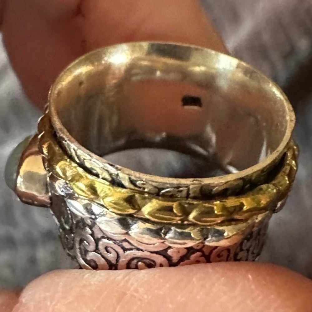 Sterling Silver Spinner Ring - image 4
